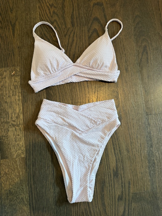 aerie Other - Aerie Lavender Swiss dot bikini XS bottoms S Top
